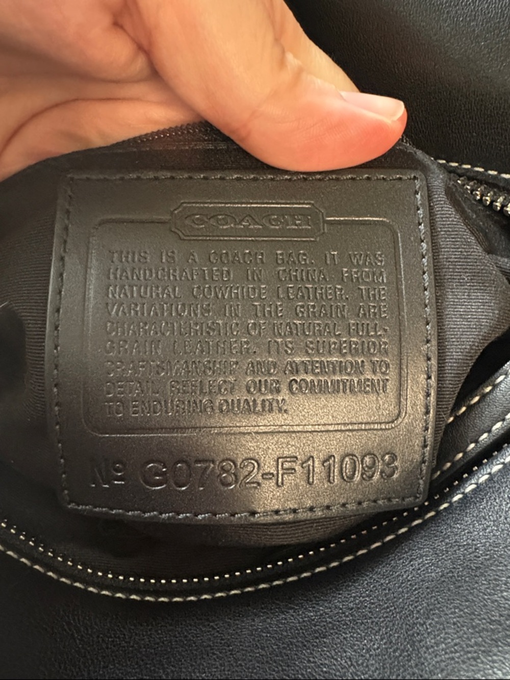Coach Like New Black Leather Soho Tote Handbag - Picture 10 of 14